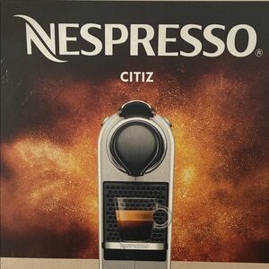 Nespresso Citiz Espresso Machine - Silver and Black